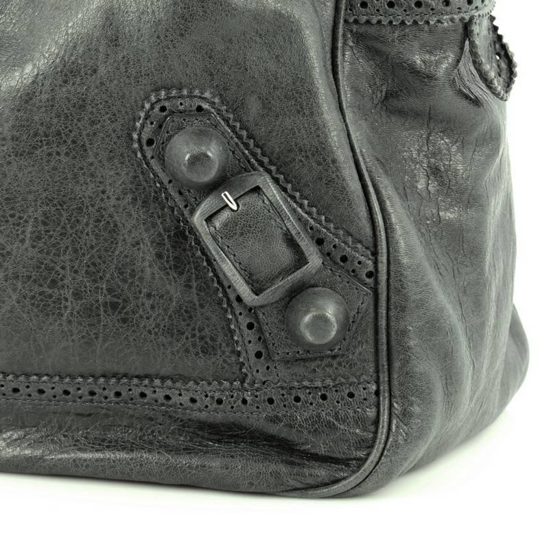 Balenciaga Office Covered Giant Brogues Handbag Leather 3