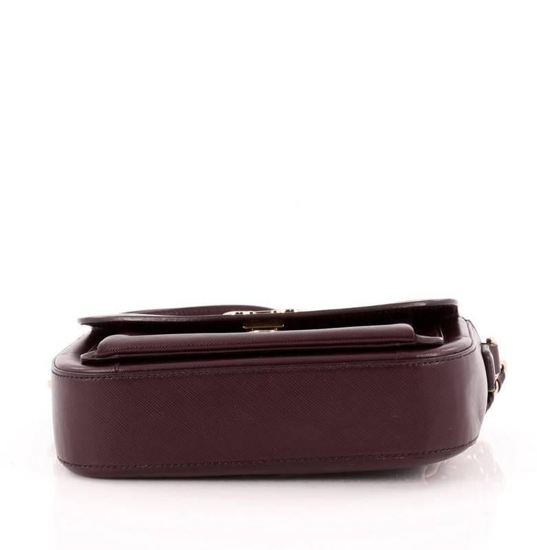 Black Salvatore Ferragamo Sandrine Shoulder Bag Leather