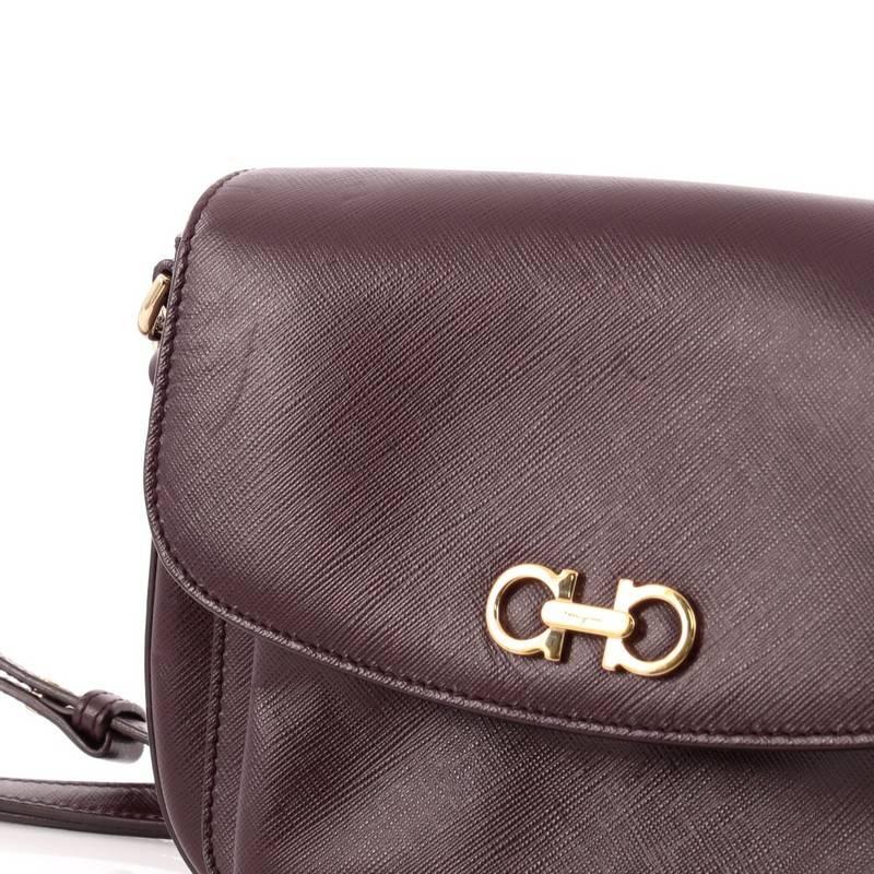 Salvatore Ferragamo Sandrine Shoulder Bag Leather In Good Condition In NY, NY