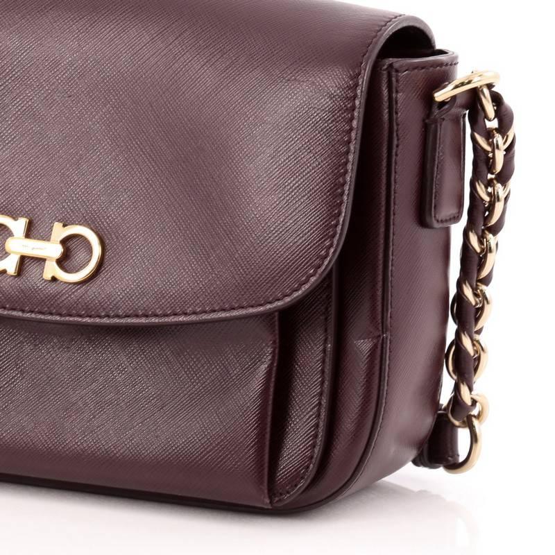 Salvatore Ferragamo Sandrine Shoulder Bag Leather 2