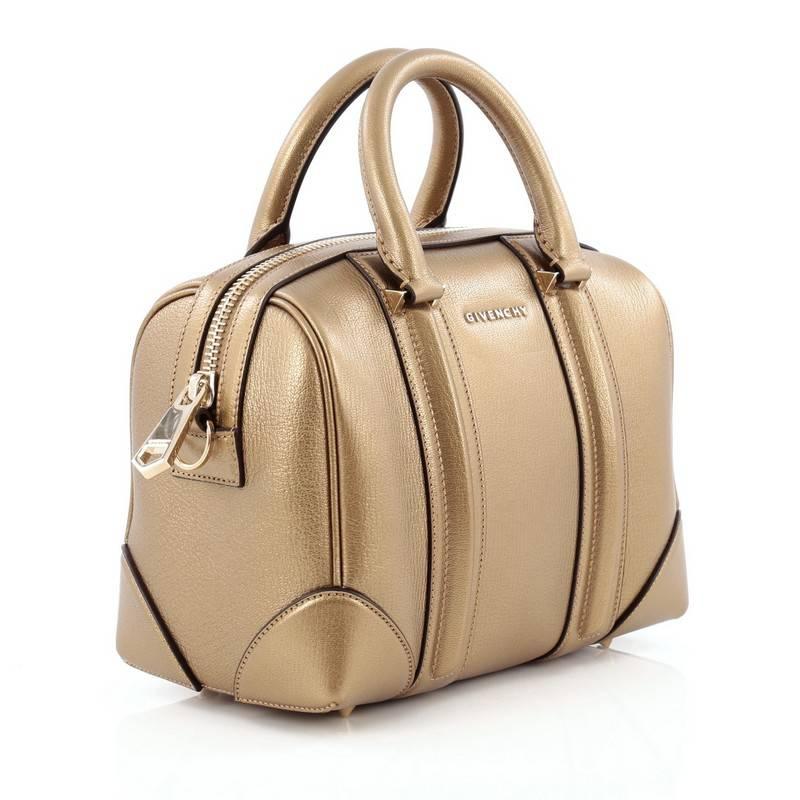 Brown Givenchy Lucrezia Duffle Bag Leather Mini