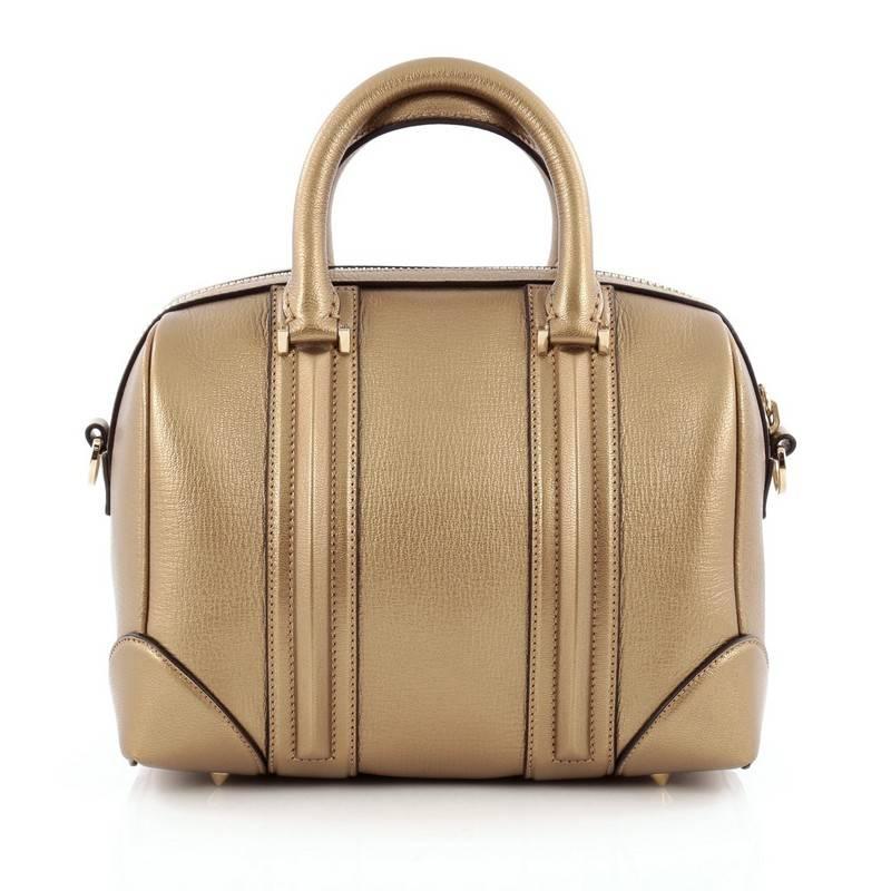 Givenchy Lucrezia Duffle Bag Leather Mini In Good Condition In NY, NY