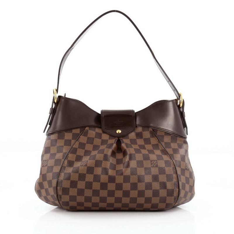 Black Louis Vuitton Sistina Handbag Damier MM