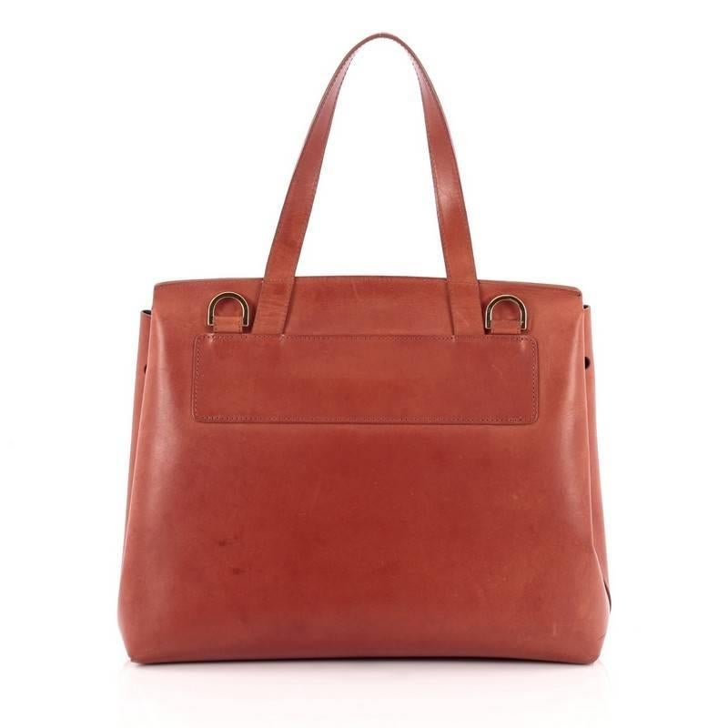 Mansur Gavriel Lady Bag Leather Medium In Good Condition In NY, NY