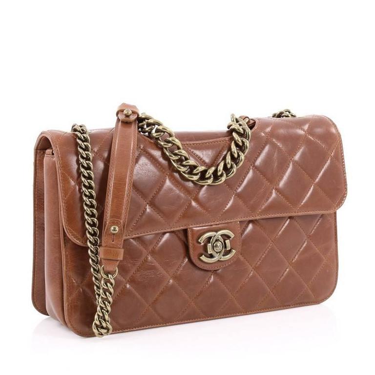 Chanel Perfect Edge Flap Bag Quilted Glazed Calfskin Medium