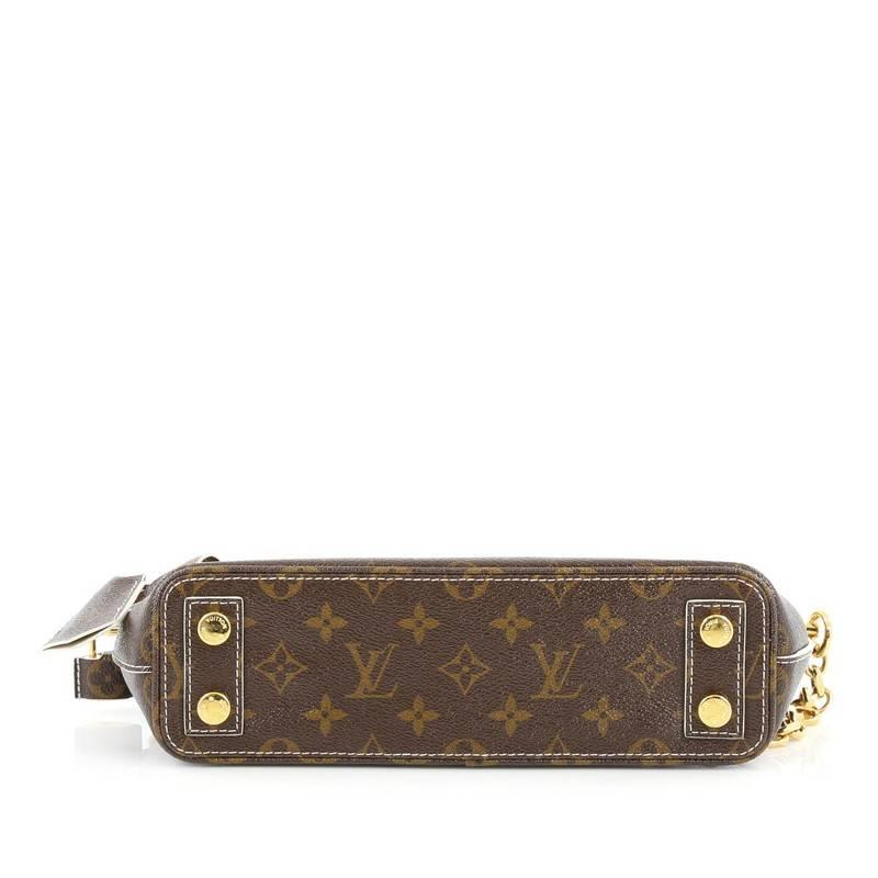 Women's Louis Vuitton Lockit Cuff Clutch Monogram Fetish Canvas