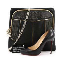 Chanel Paris-Salzburg Chain Backpack Embroidered Iridescent Calfskin Medium