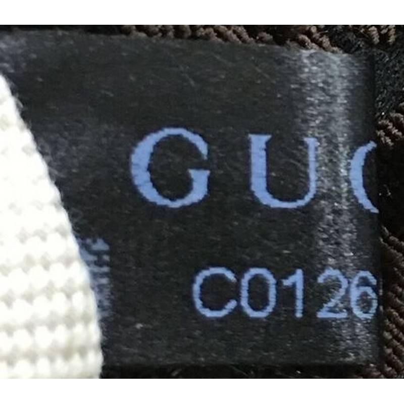 Gucci Helmut Carry On Duffle Bag Velvet Jacquard with Crocodile Medium 1