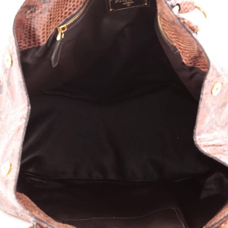 Prada Shoulder Bag Python XL 1