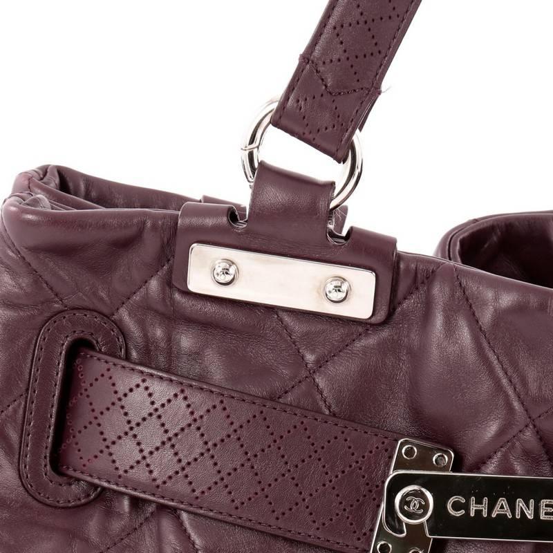 Women's or Men's Chanel Belted Tote Quilted Leather Large