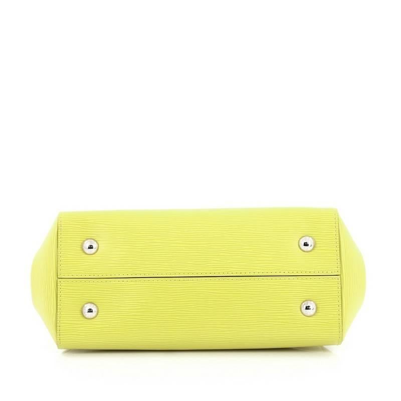 Yellow Louis Vuitton Marly Handbag Epi Leather BB