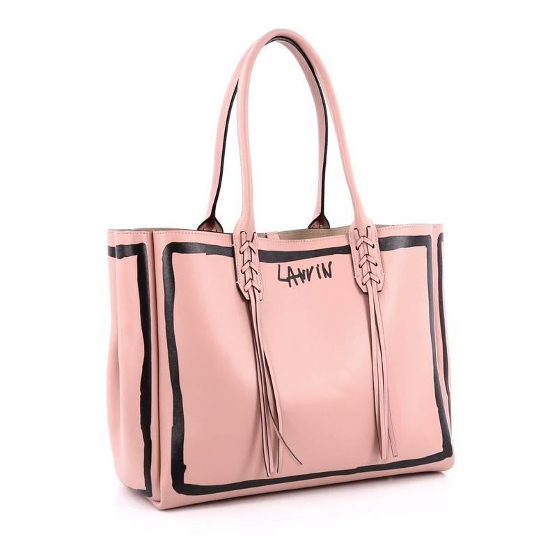 lanvin shopper tote