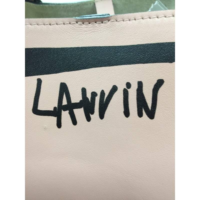 Women's or Men's Lanvin Nela Shopper Tote Printed Leather Small