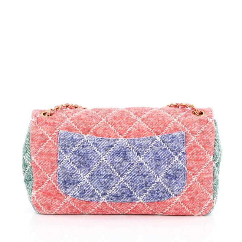 chanel multicolor flap bag