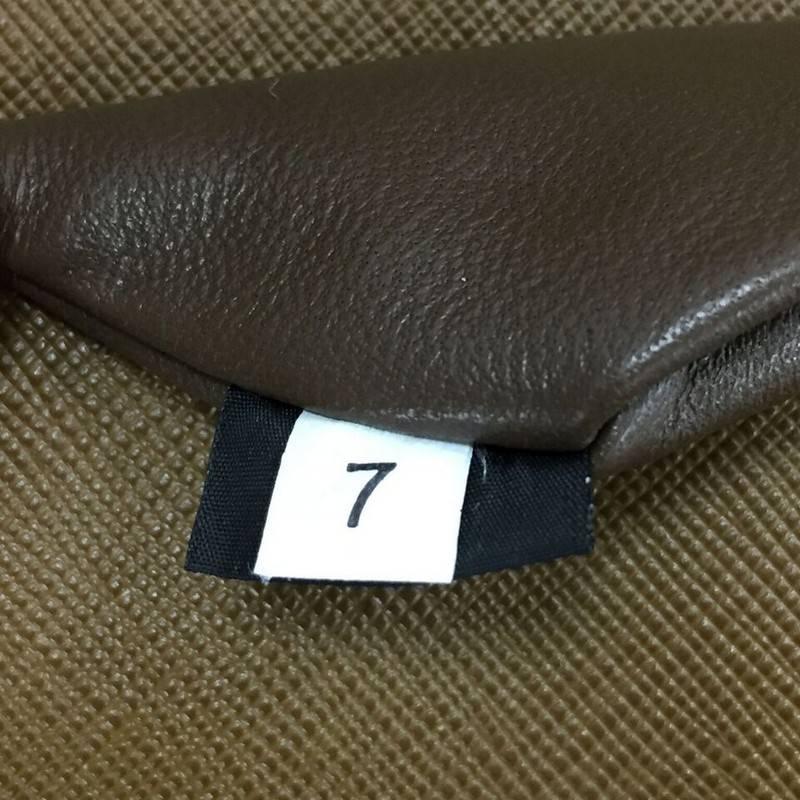 Prada Push Lock Portfolio Handbag Studded Saffiano Leather Large 3