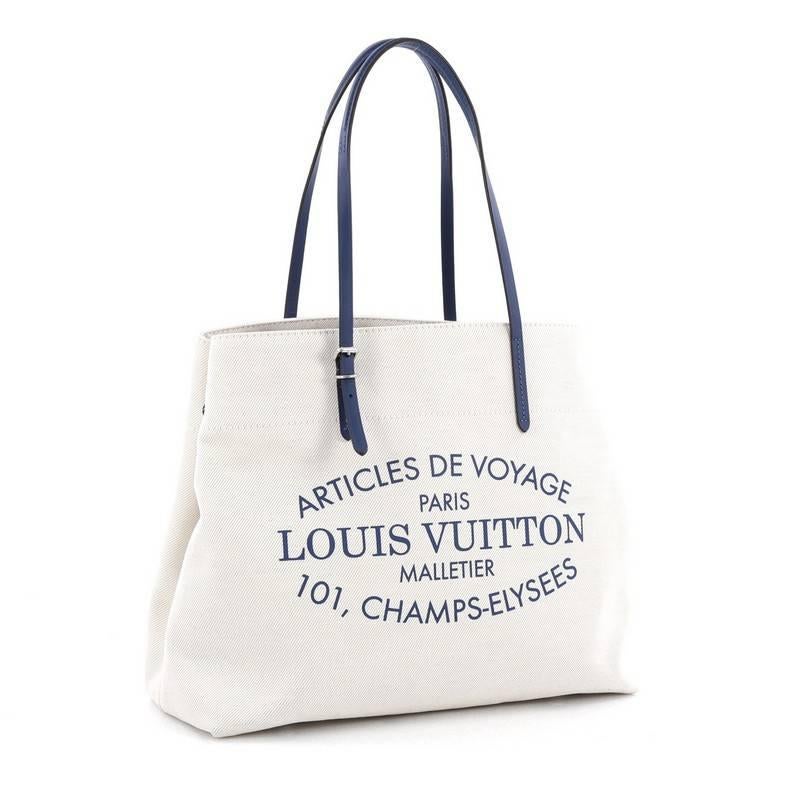Louis Vuitton Limited Edition Articles de Voyage Cabas Canvas MM In Good Condition In NY, NY