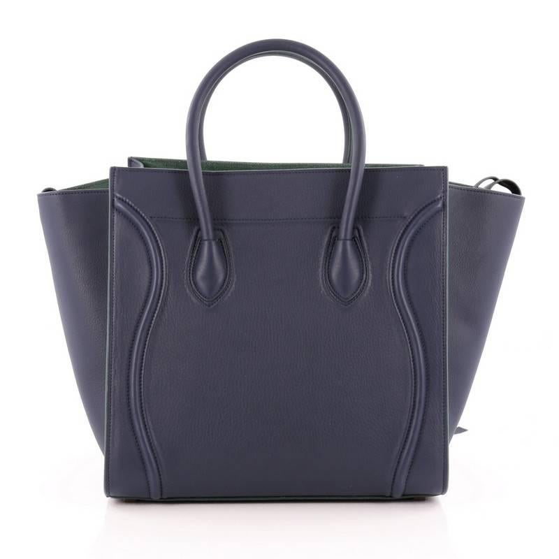 Celine Phantom Handbag Grainy Leather Large In Good Condition In NY, NY