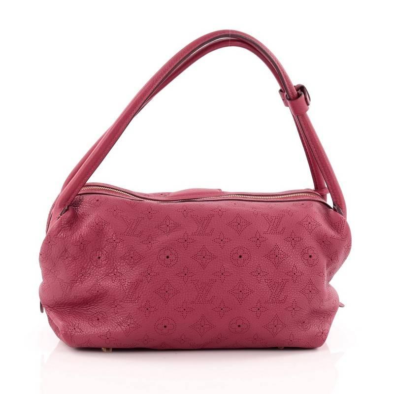 Louis Vuitton Galatea Handbag Mahina Leather PM In Good Condition In NY, NY