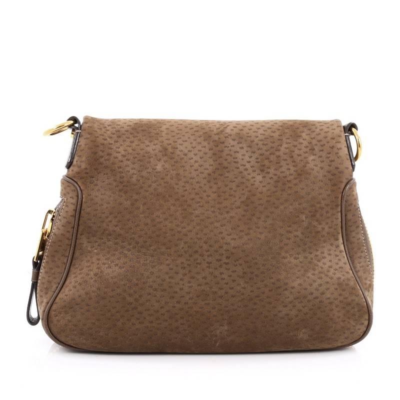 Women's or Men's Tom Ford Jennifer Shoulder Bag Peccary Embossed Leather Medium