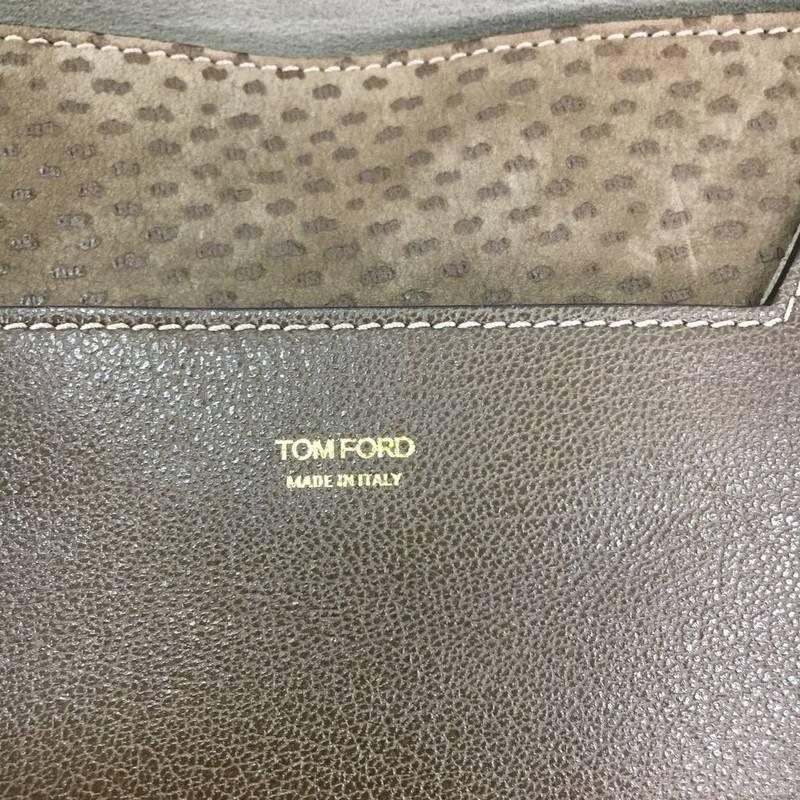Tom Ford Jennifer Shoulder Bag Peccary Embossed Leather Medium 3