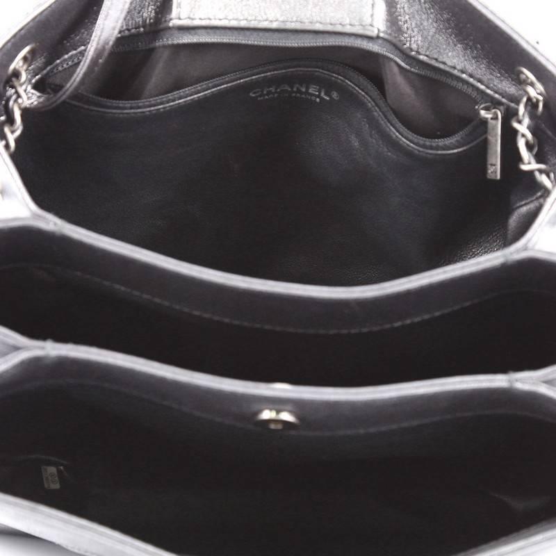 Chanel New Timeless Shopping Tote Iridescent Calfskin Small 1