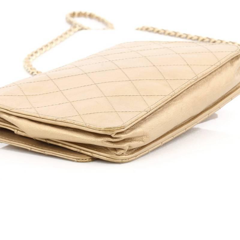 Chanel Palette Wallet On Chain Quilted Aged Calfskin 2