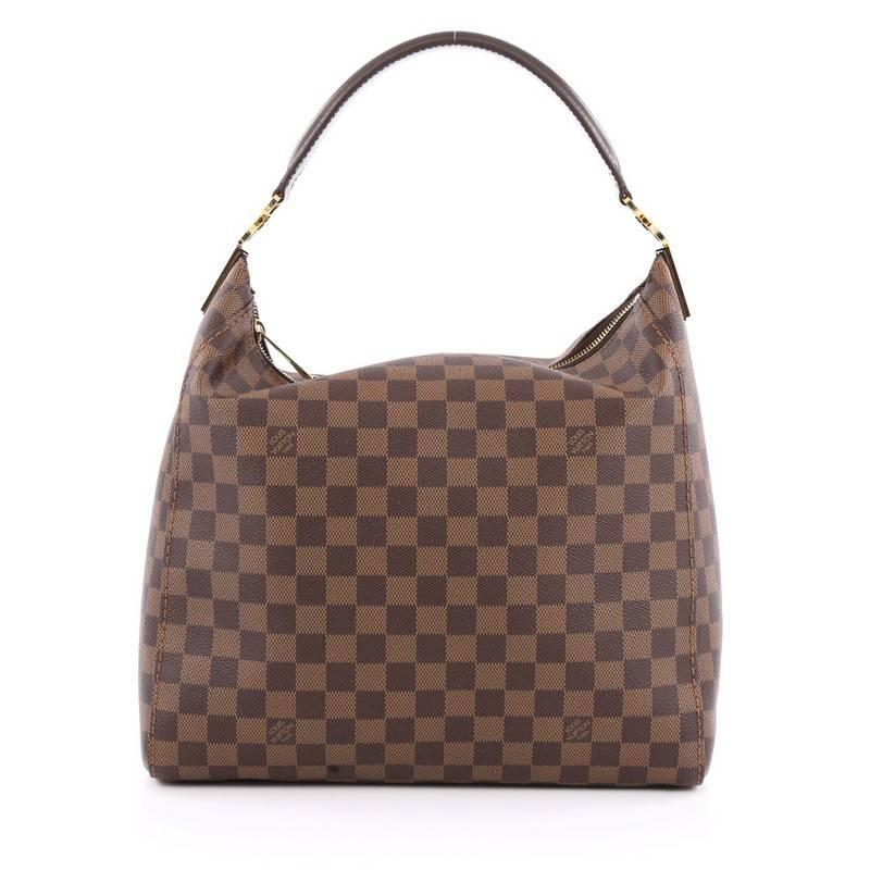 Louis Vuitton Portobello Handbag Damier PM In Good Condition In NY, NY