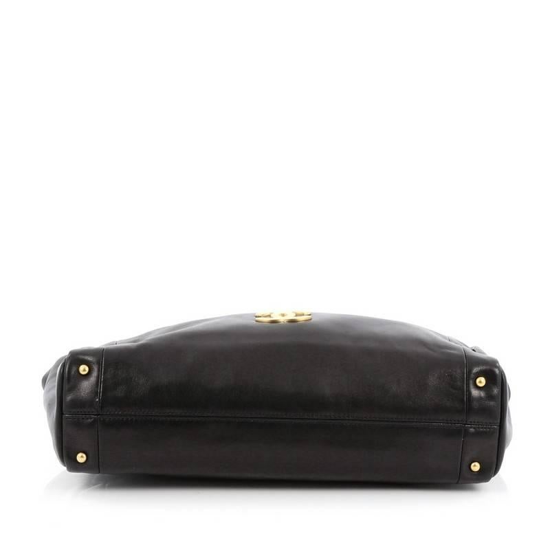 Black Chanel Olsen Shoulder Bag Lambskin