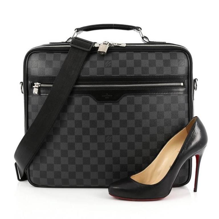 Louis Vuitton Steeve Briefcase Damier Graphite at 1stDibs | louis ...