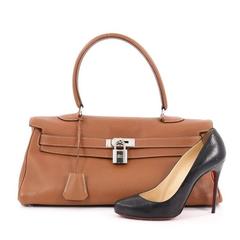 Hermes Shoulder Kelly Handbag Clemence 42