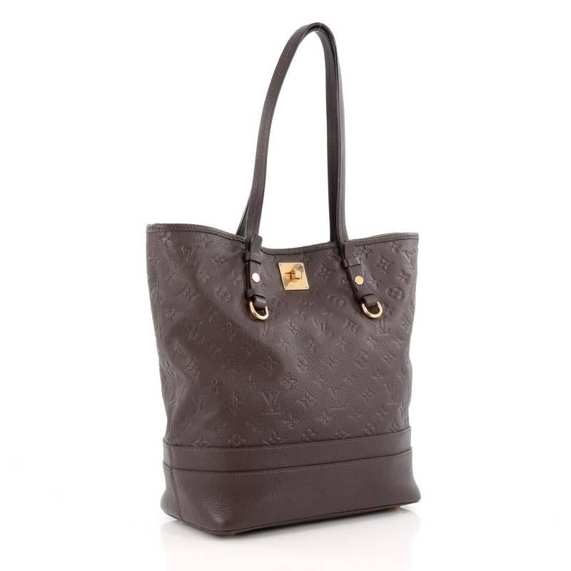 Black Louis Vuitton Citadine Handbag Monogram Empreinte Leather PM