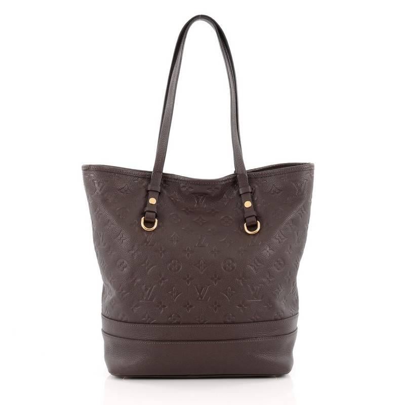 Louis Vuitton Citadine Handbag Monogram Empreinte Leather PM In Good Condition In NY, NY