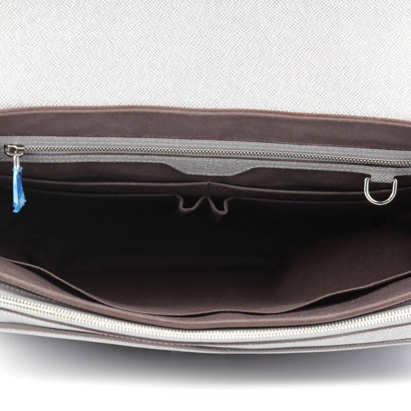 Louis Vuitton Vassili Handbag Taiga Leather GM 1