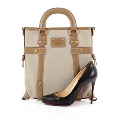 Louis Vuitton Trianon Poids Plume Toile and Leather PM