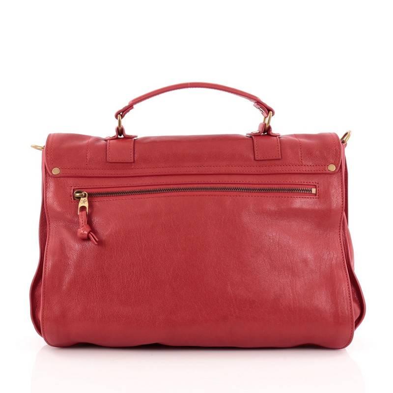 Proenza Schouler PS1 Satchel Leather Large In Good Condition In NY, NY