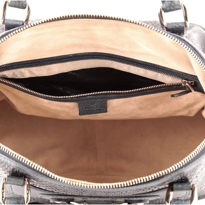 Gucci Catherine Top Handle Bag Python Large 1