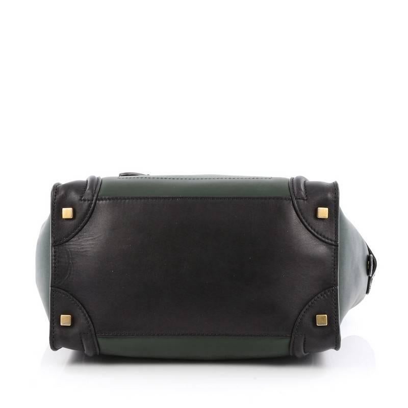 Women's or Men's Celine Bicolor Luggage Handbag Leather Mini