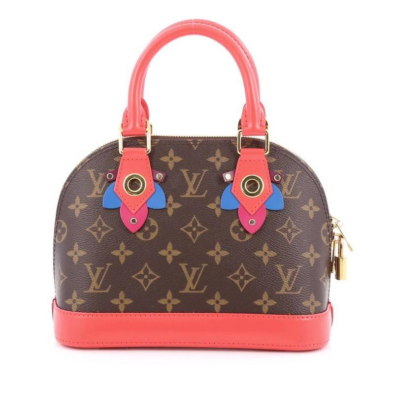 Louis Vuitton Alma Handbag Limited Edition Totem Monogram Canvas BB In Good Condition In NY, NY