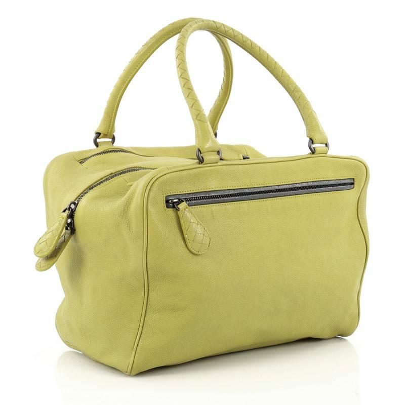 Green Bottega Veneta Brera Handbag Leather Medium