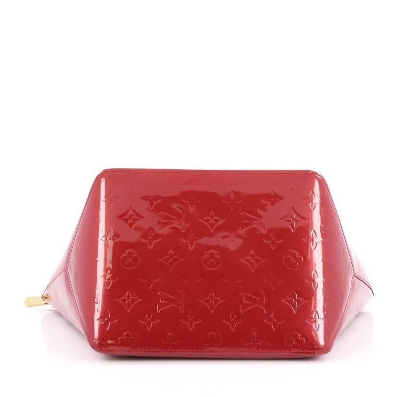 Louis Vuitton Bellevue Handbag Monogram Vernis PM In Good Condition In NY, NY