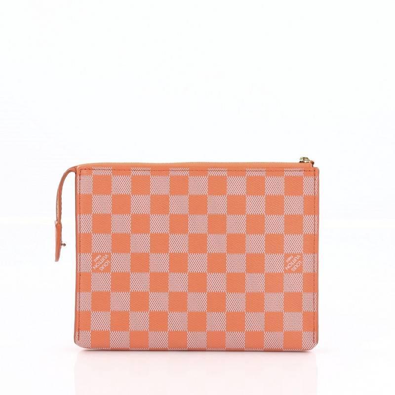Louis Vuitton Element Clutch Damier Couleurs In Good Condition In NY, NY