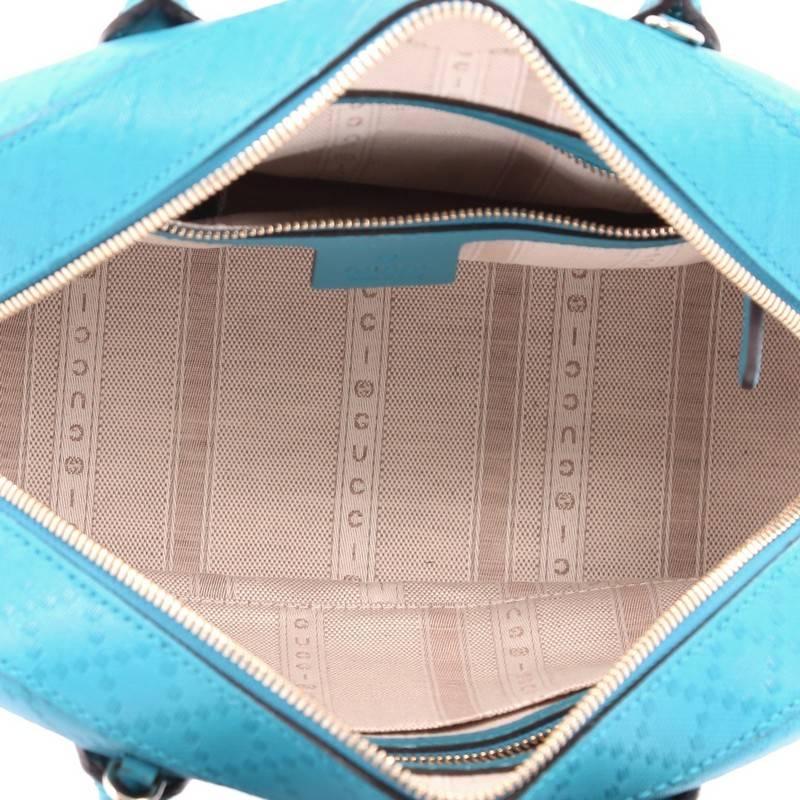 Gucci Bright Convertible Top Handle Bag Diamante Leather Small 1