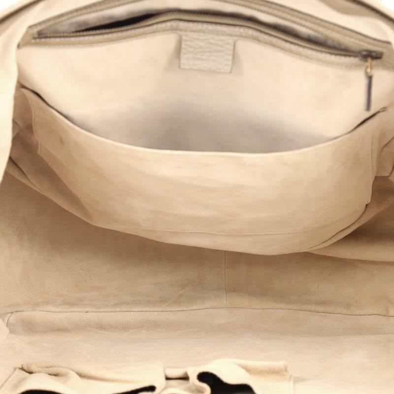 Gucci 1973 Top Handle Bag Leather Medium In Good Condition In NY, NY