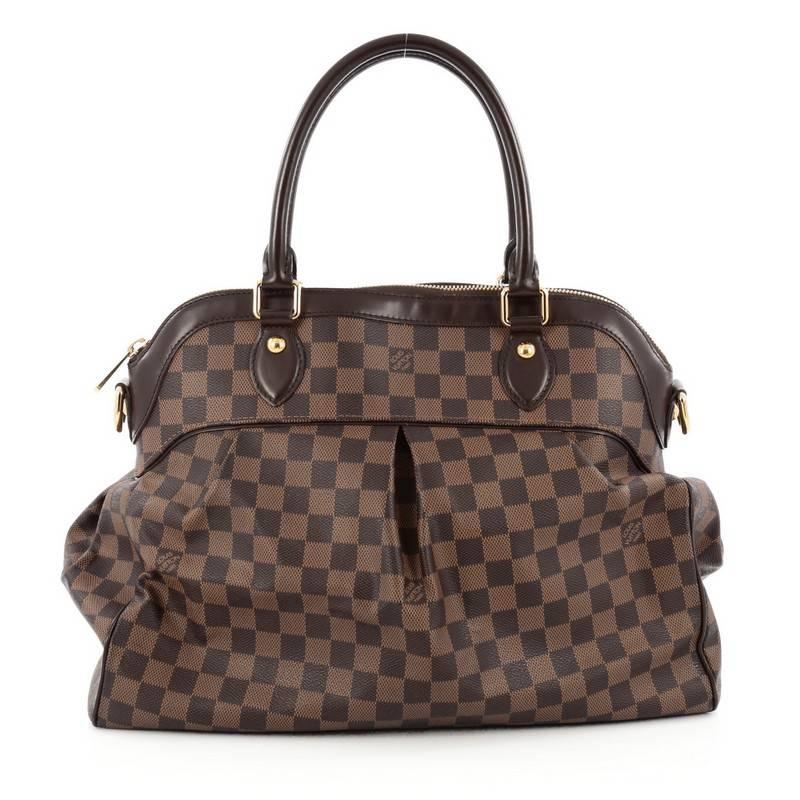 Black Louis Vuitton Trevi Handbag Damier GM