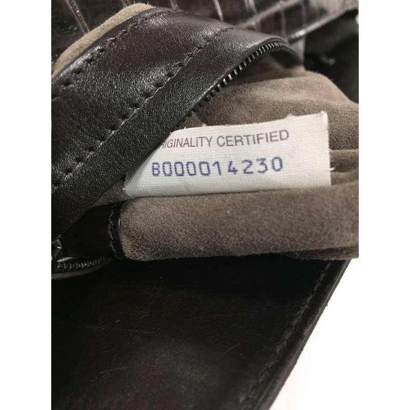 Bottega Veneta Tie-Dye Tiina Bag Crocodile Large In Good Condition In NY, NY