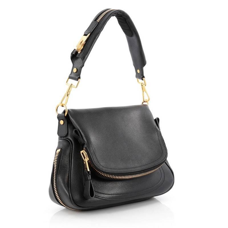 Black Tom Ford Jennifer Shoulder Bag Leather Medium