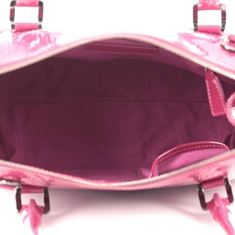 Burberry Anford Convertible Bowling Bag Embossed Patent Medium 1