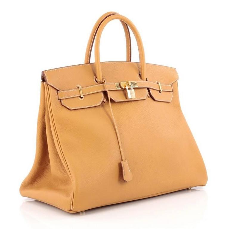 Hermès 35cm Brown Birkin of Fjord Leather with Gold Hardware, Handbags and  Accessories Online, Ecommerce Retail