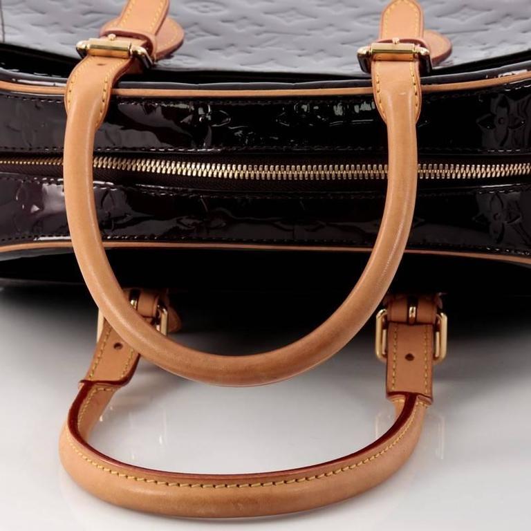 Louis Vuitton Summit Drive Monogram Vernis Satchel Bag
