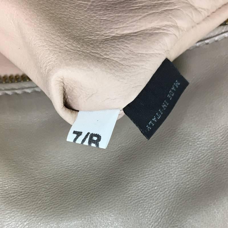 Prada Resin Chain Gaufre Flap Bag Leather Medium 3